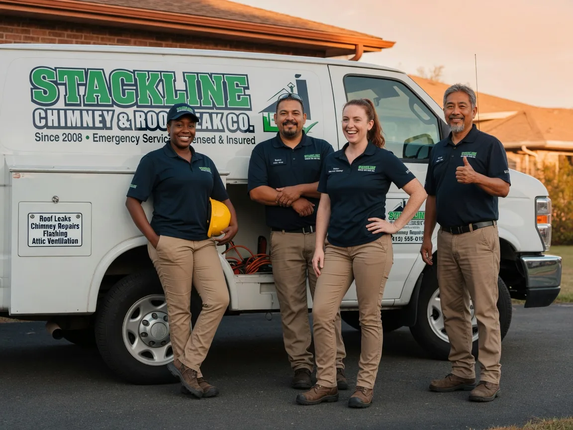 Chimney flashing repair company in Toccopola, MS
